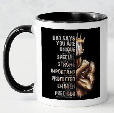 God Says You Are... Men's Coffee Mug