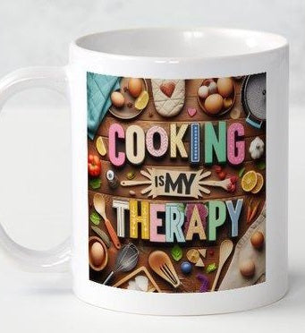 Cooking Is My Therapy Coffee Mug