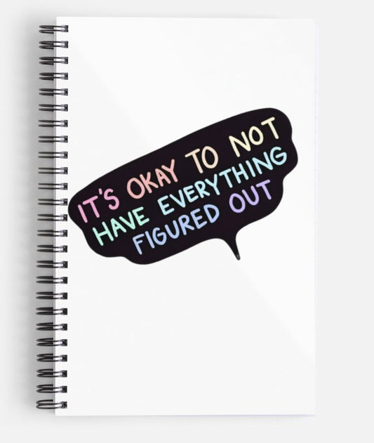 It's Okay Not To Have...Journal