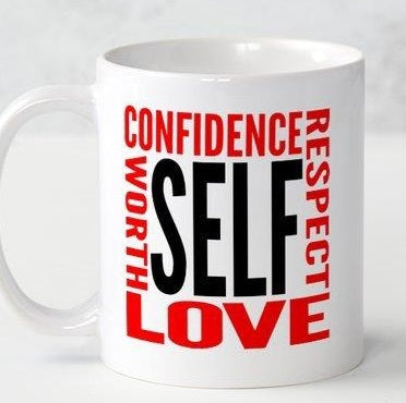 Self Love Words Coffee Mug