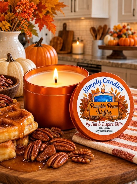 Pumpkin Pecan Waffles Scented Candle