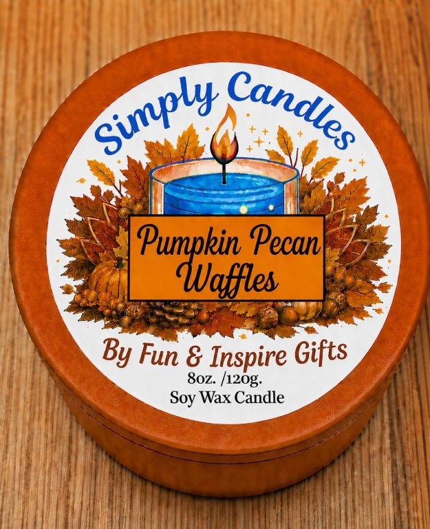 Pumpkin Pecan Waffles Scented Candle