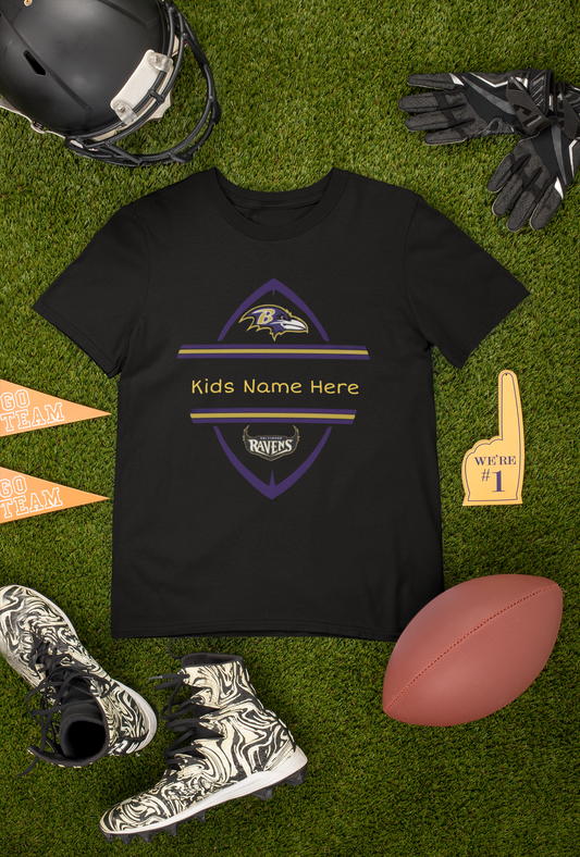 Personalized Ravens Kids Tee