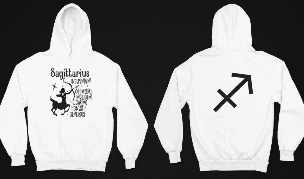 Sagittarius Zodiac Sign Hoodie