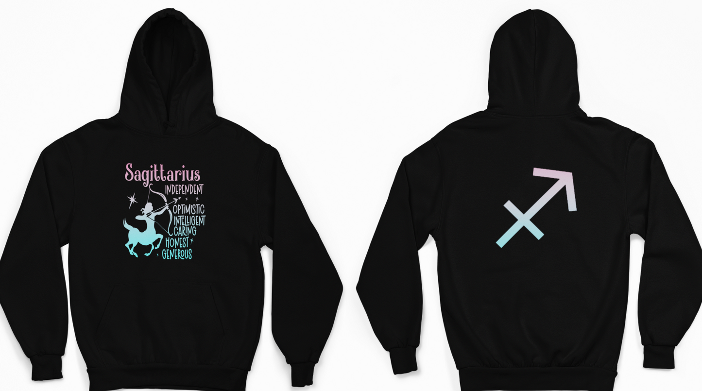 Sagittarius Zodiac Sign Hoodie