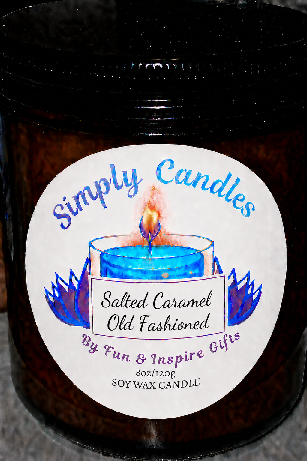 Salted Caramel Old Fashioned Scented Candle