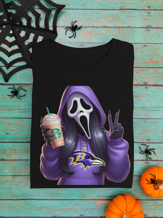 Scary Ravens Ladies Tee