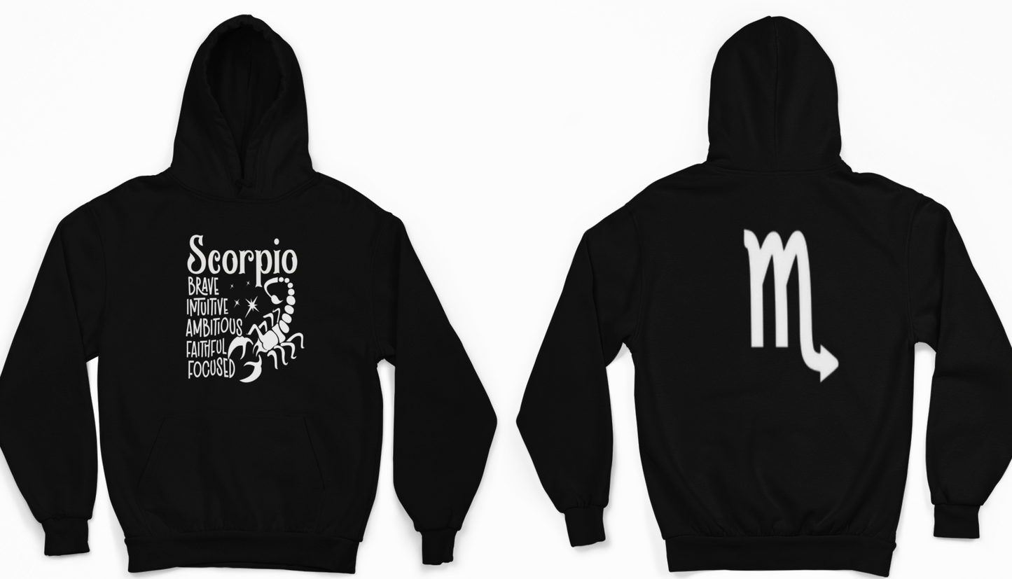 Scorpio Zodiac Sign Hoodie