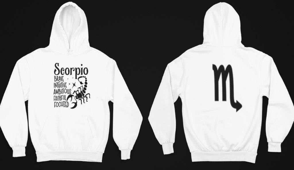 Scorpio Zodiac Sign Hoodie