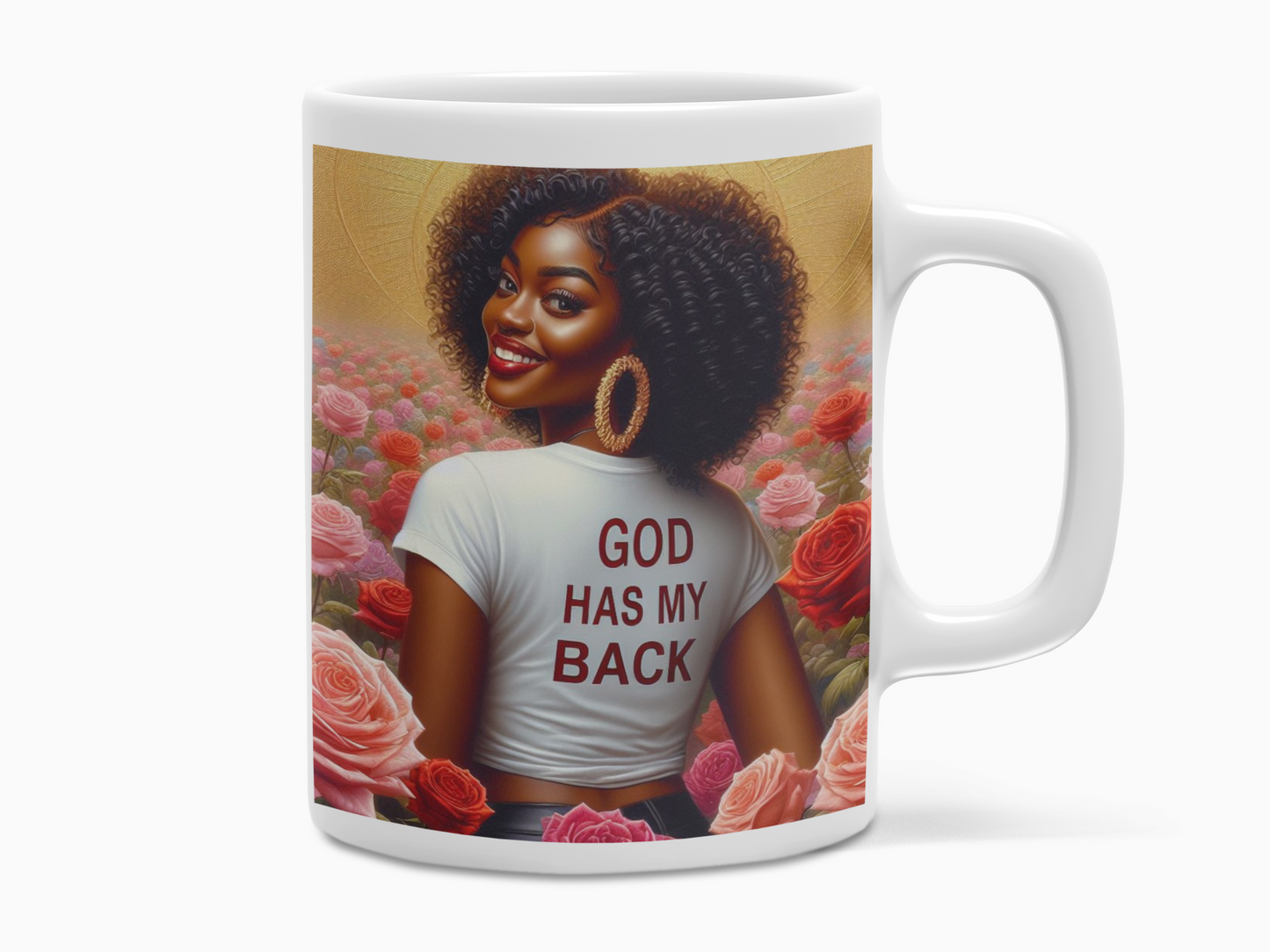 God Has My Back Coffee Mug