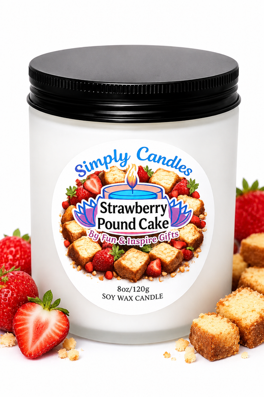 Strawberry Pound Cake Scented Candle