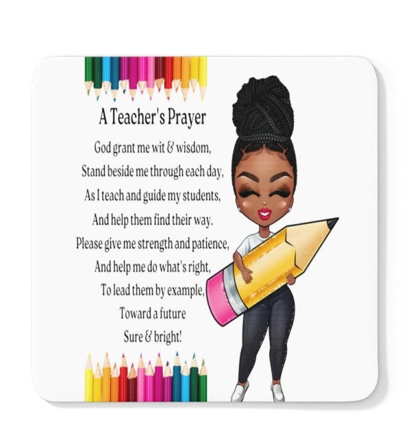 Personalized A Teachers Prayer Gift Set