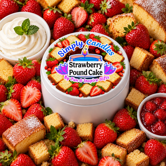 Strawberry Pound Cake Scented Candle