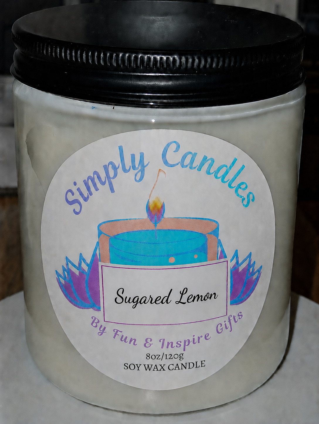 Sugared Lemon Scented Candle