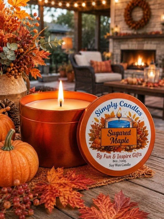 Sugared Maple Scented Candle