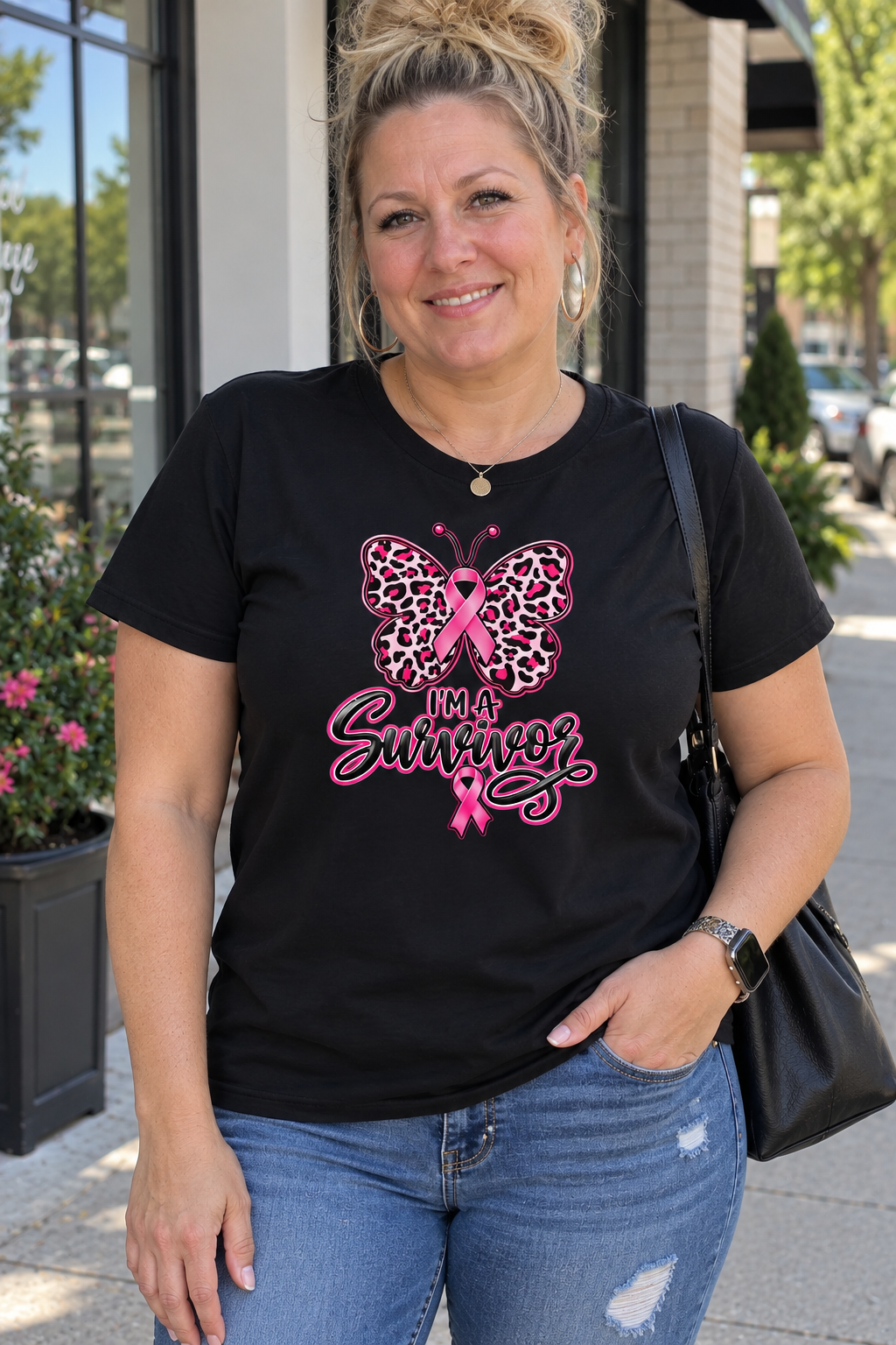 Survivor Butterfly Tee