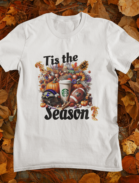 Ladies Tis The Season Fall Tee, Crewneck Sweatshirt and Hoodie