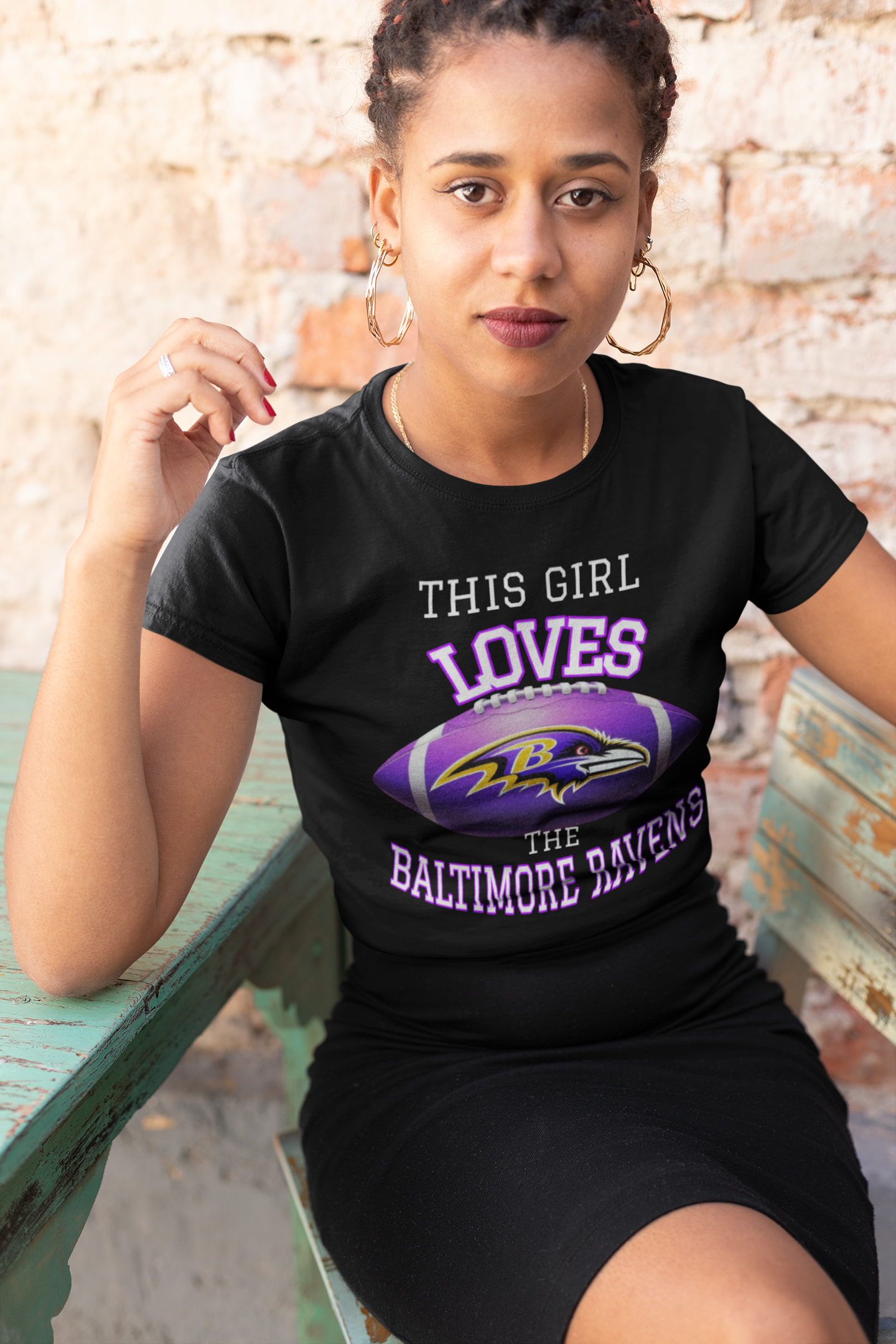 This Girl Loves the Baltimore Ravens Tee