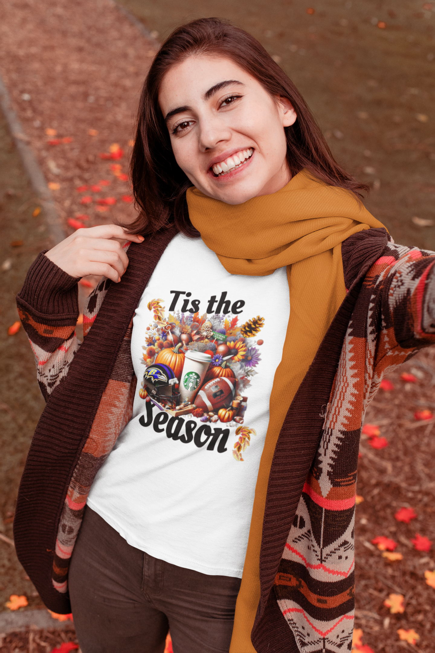 Ladies Tis The Season Fall Tee, Crewneck Sweatshirt and Hoodie