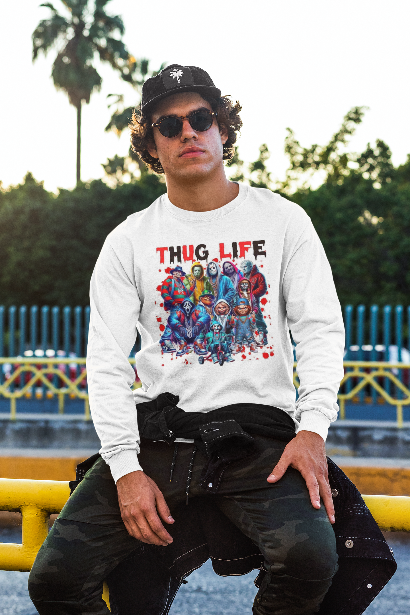 Thug Life Guys of Horror Unisex Tee