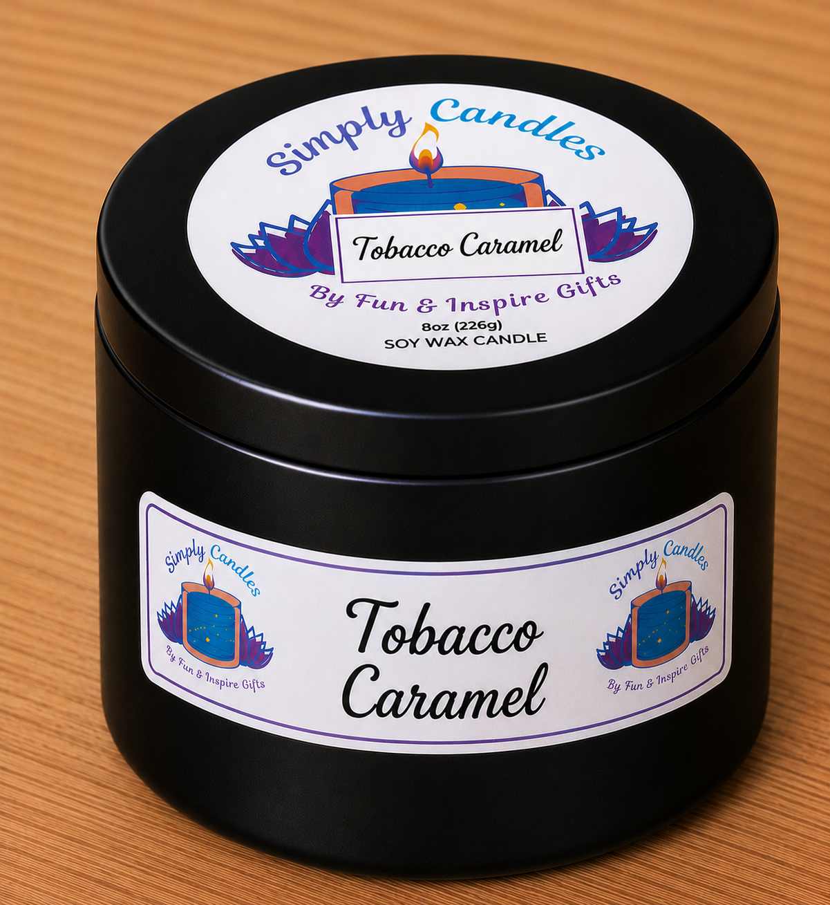 Tobacco Caramel Scented Candle