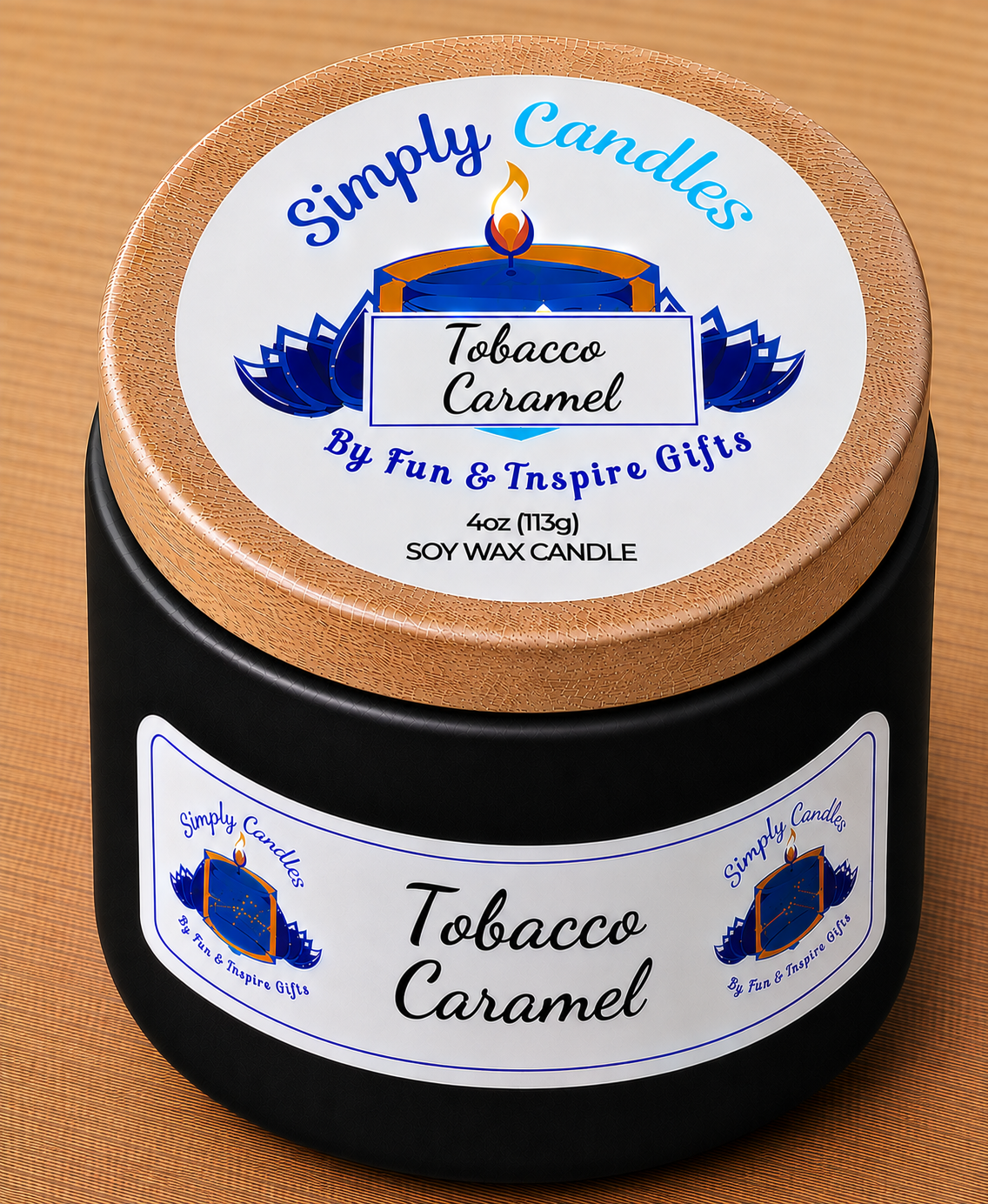 Tobacco Caramel Scented Candle