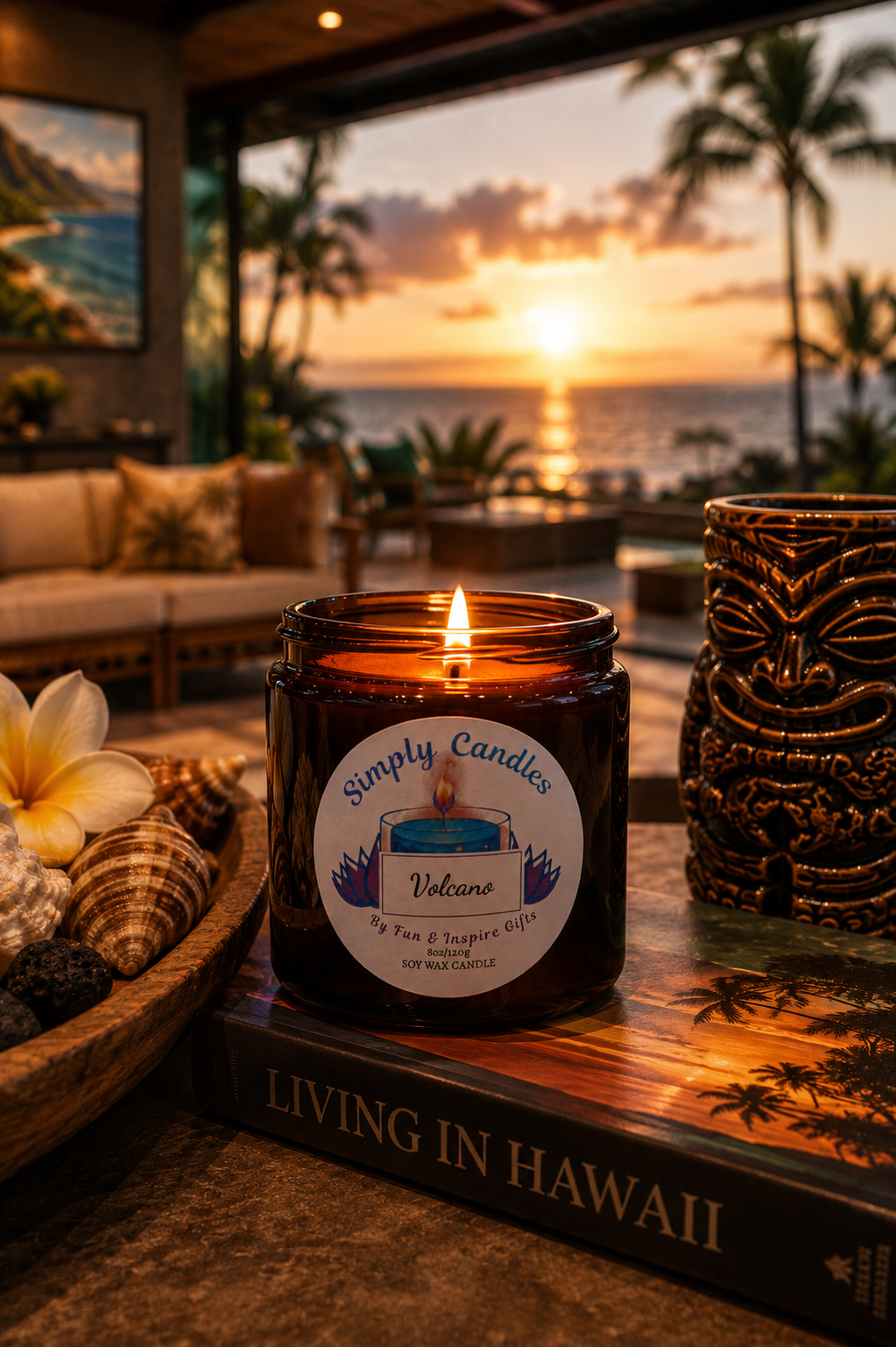 Volcano Scented Candle