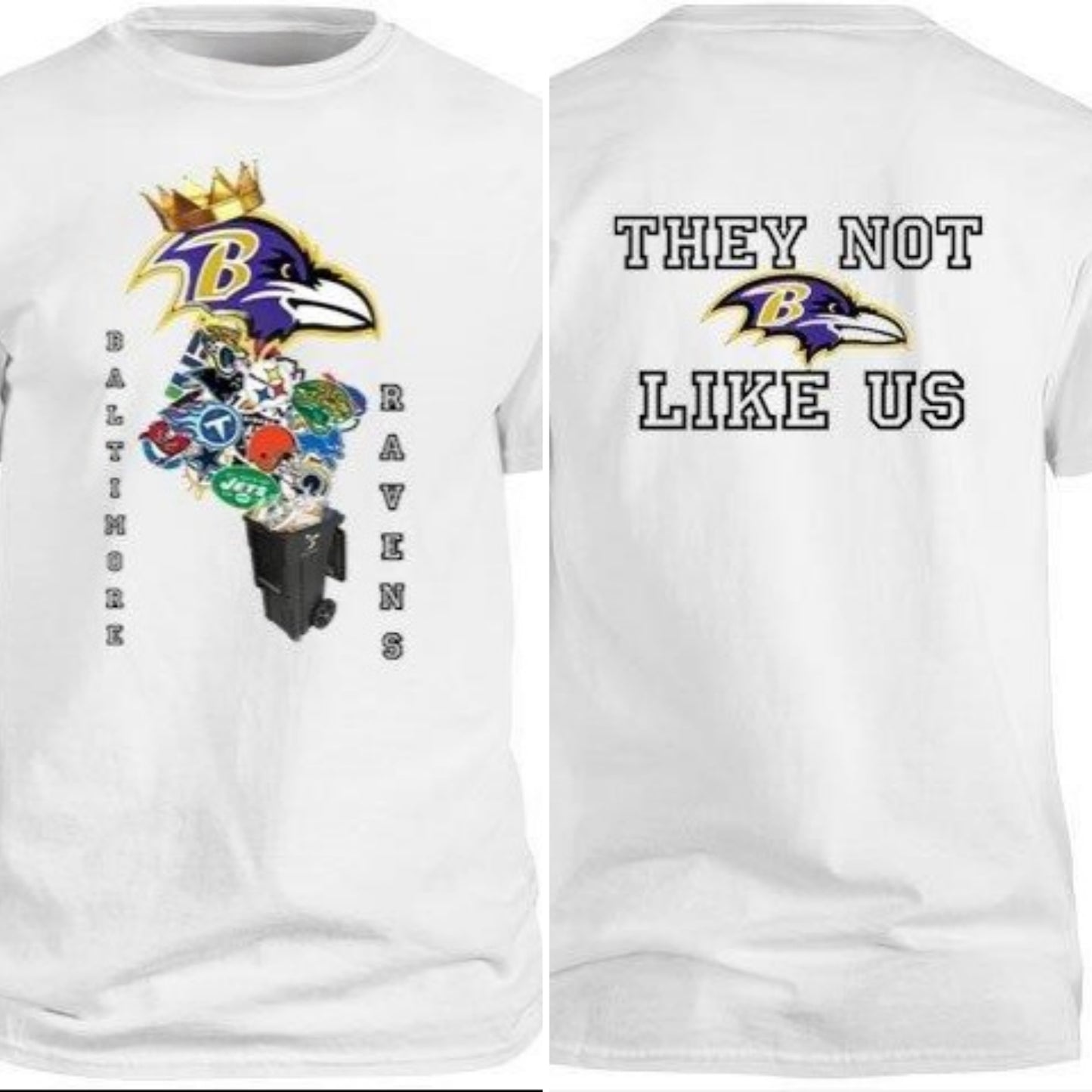 Ravens They Not Like Us Mens Tee