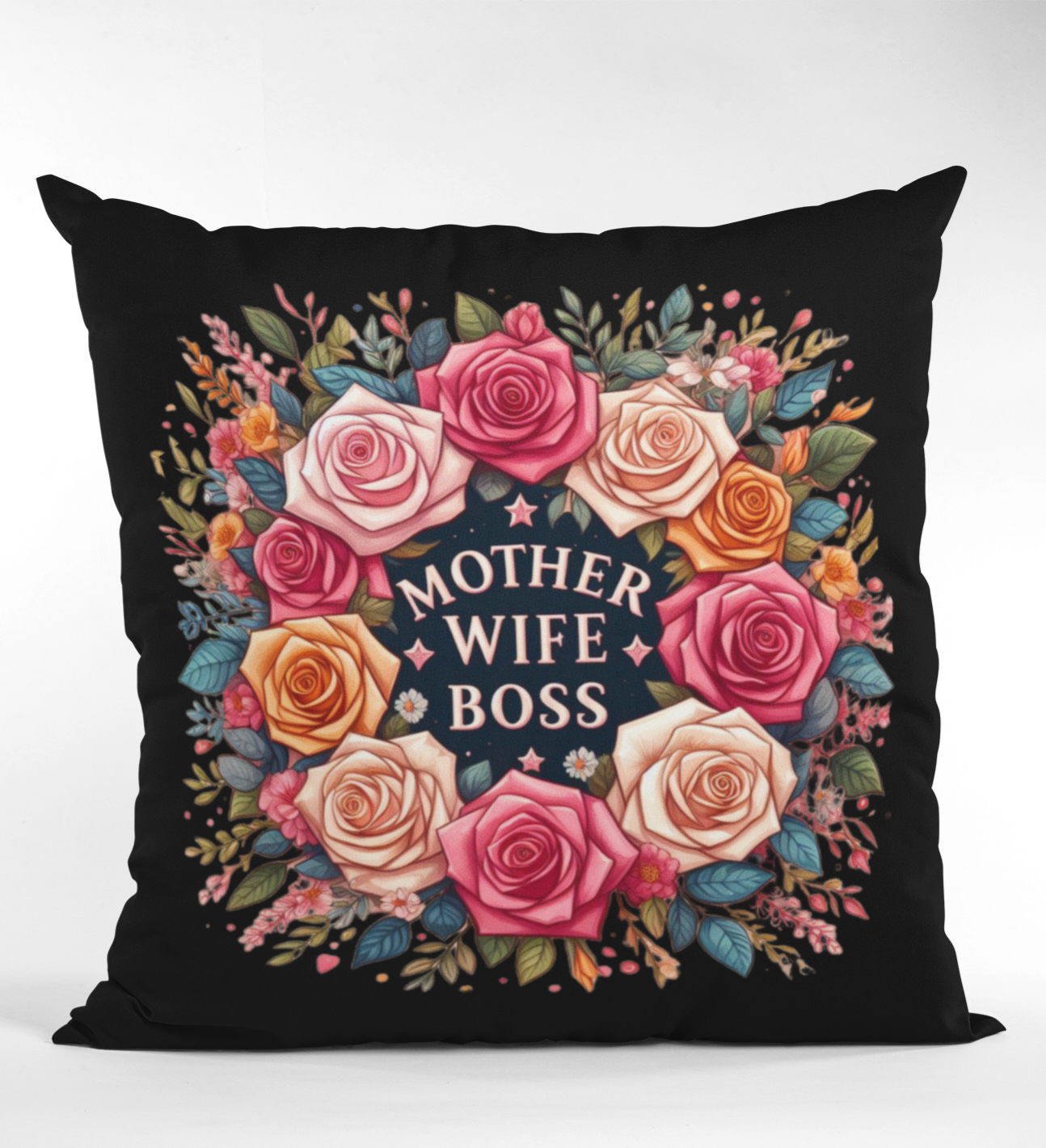 Mother Wife Boss Accent Pillow