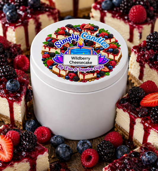 Wild Berry Chessecake Scented Candle